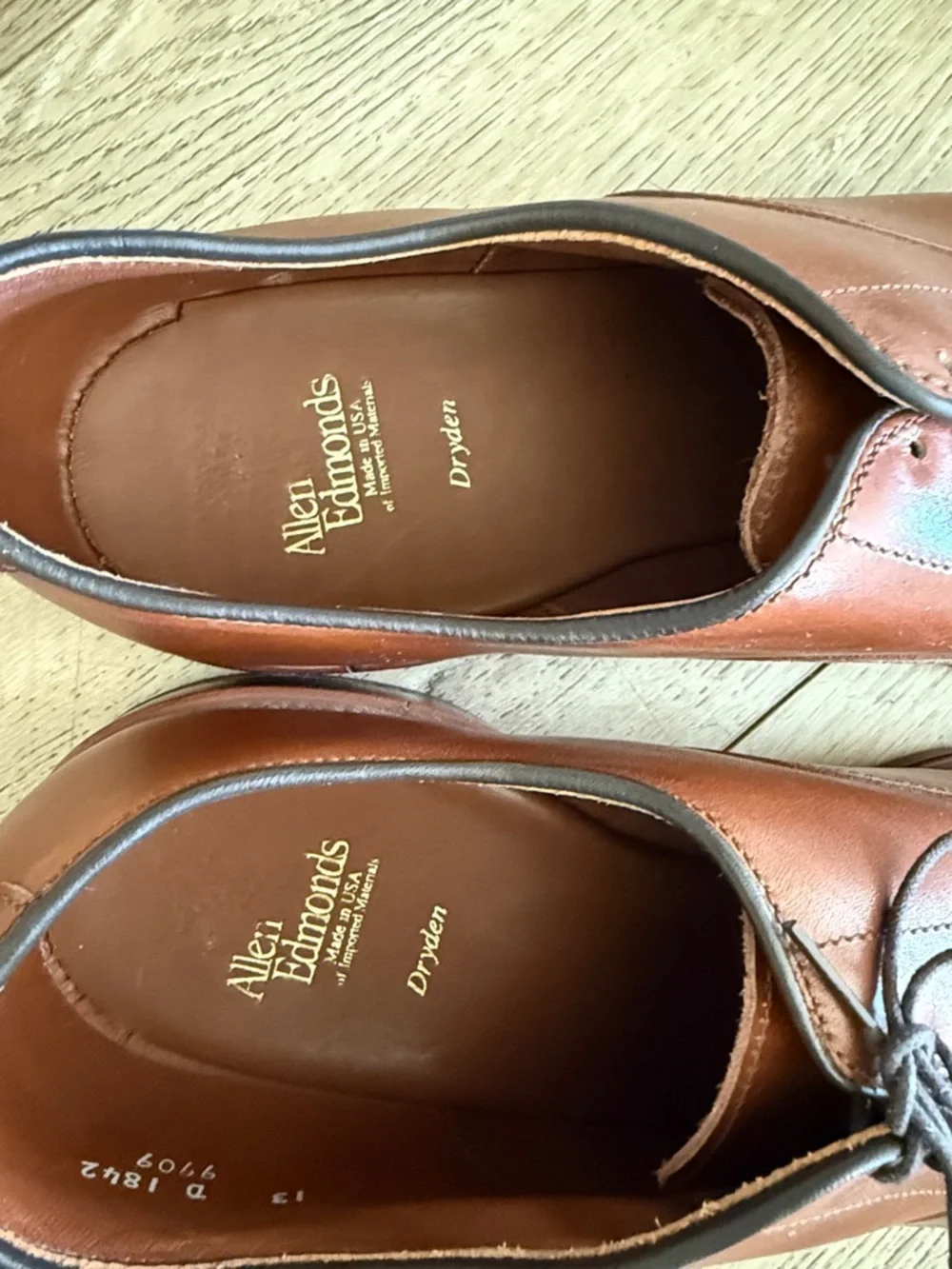 Allen Edmonds Dryden leather shoes size 13